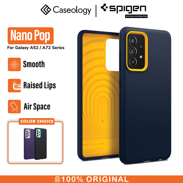 Case Samsung Galaxy A52/A72 Caseology by Spigen Nano Pop Softcase Color Casing