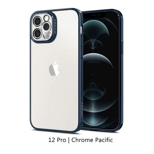 Case iPhone 12 Pro Max 12 Mini Spigen Optik Crystal Soft Clear Casing