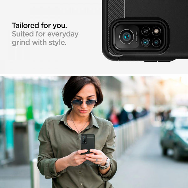 Case Xiaomi Mi 10T Pro / Redmi K30s Spigen Rugged Armor Carbon Casing