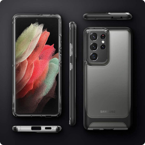 Case Samsung Galaxy S21 Ultra Plus Spigen Neo Hybrid CC Clear Casing