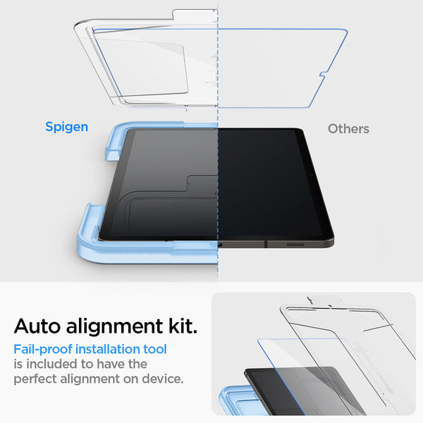 Tempered Glass Samsung Galaxy Tab S9 Plus Ultra Spigen EZ Fit Clear 9H