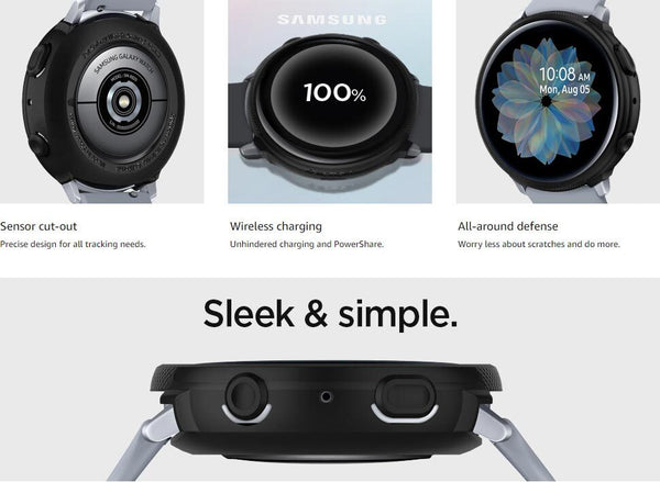 Case Galaxy Watch Active 2 44mm / 40mm Spigen Liquid Air Soft Casing