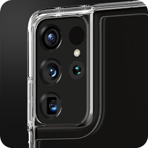 Case Samsung Galaxy S21 Ultra Plus Spigen Crystal Hybrid Clear Casing