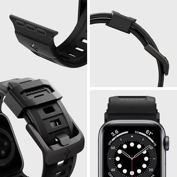 Strap Apple Watch 45mm/44mm/42mm Spigen Rugged Silicone Rubber Band