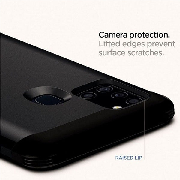 Case Samsung Galaxy A21s Spigen Tough Armor Anti Shock Casing