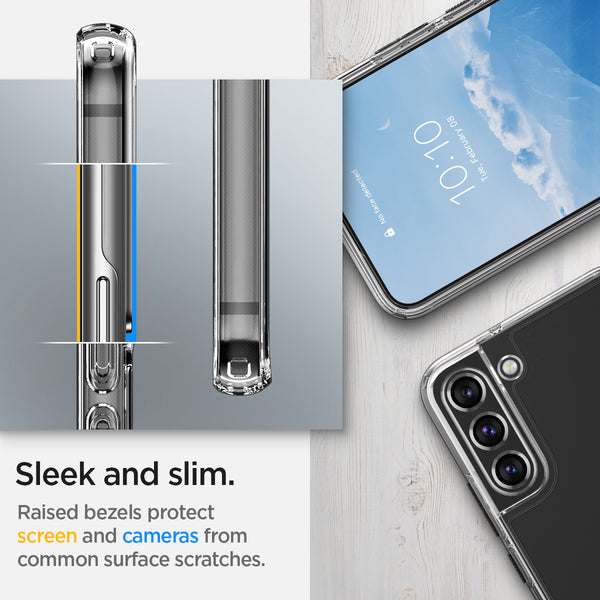 Case Samsung Galaxy S22 Ultra Plus Spigen Crystal Hybrid Clear Casing