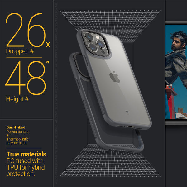 Case iPhone 14 Pro Max Plus Caseology by Spigen Skyfall Hybrid Clear Slim Casing