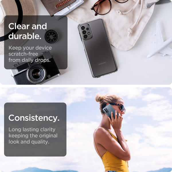 Case Samsung Galaxy A23 4G/5G Spigen Liquid Crystal Clear Slim Casing