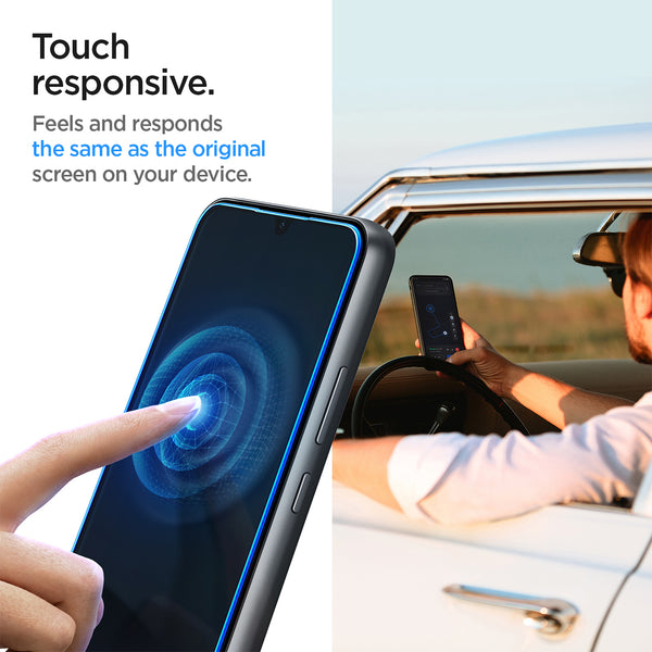 Tempered Glass Samsung Galaxy A34 Spigen Glas.tR Slim 9H Full Clear HD
