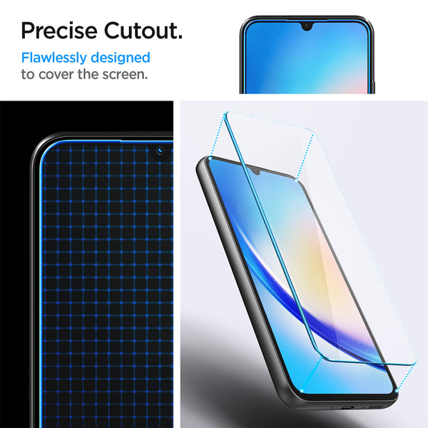 Tempered Glass Samsung Galaxy A34 Spigen Glas.tR Slim 9H Full Clear HD