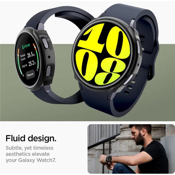 Case Samsung Galaxy Watch 7 44mm/40mm Spigen Liquid Air Softcase Flexible Slim Cover Bumper Casing