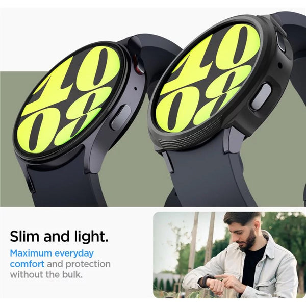 Case Samsung Galaxy Watch 7 44mm/40mm Spigen Liquid Air Softcase Flexible Slim Cover Bumper Casing