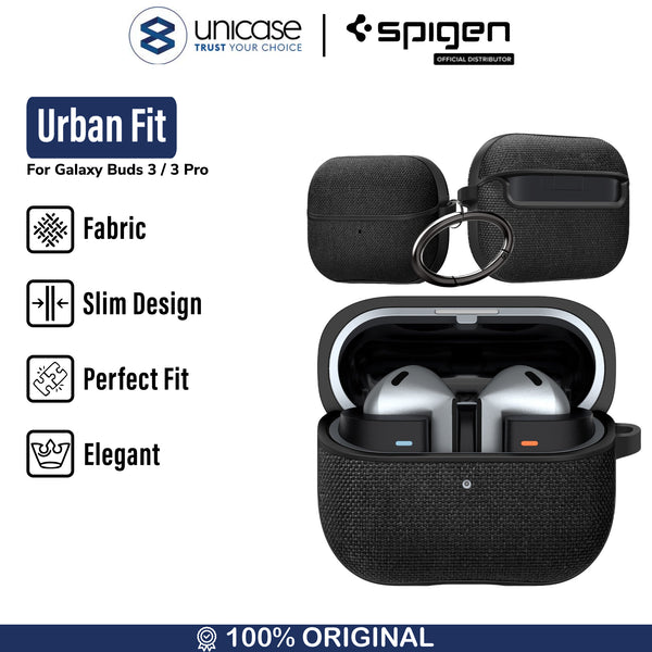 Case Samsung Galaxy Buds 3 / 3 Pro Spigen Urban Fit Modern Fabric Anti Scratch TWS Cover Casing