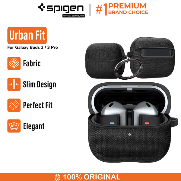 Case Samsung Galaxy Buds 3 / 3 Pro Spigen Urban Fit Modern Fabric Anti Scratch TWS Cover Casing