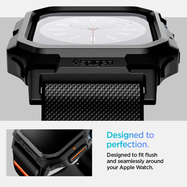 Case Strap Apple Watch Series 10 46mm/42mm Spigen Lite Fit Pro Nylon Loop Design Anti Shock Band