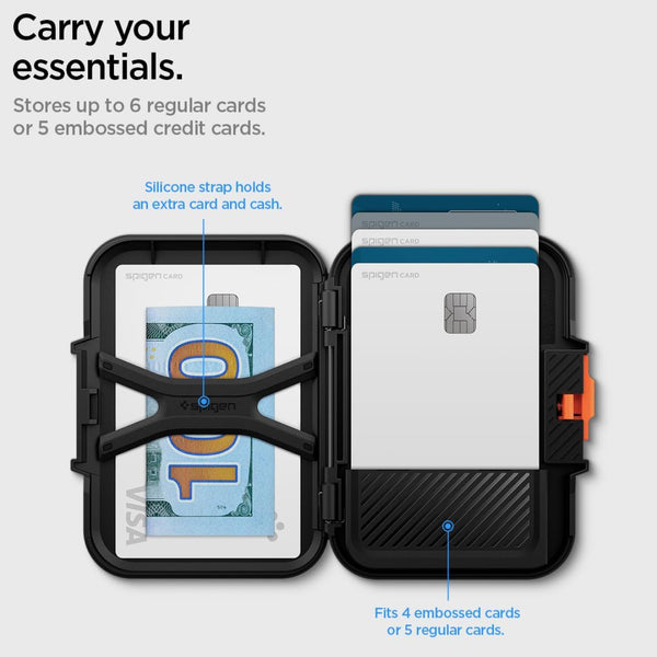 Card Holder MagSafe Spigen Universal Storage Wallet Dompet Kartu Stand