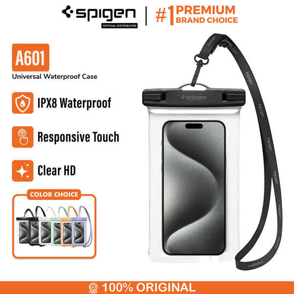 Waterproof Phone Case Spigen A601 Universal Waterproof Clear Anti Air