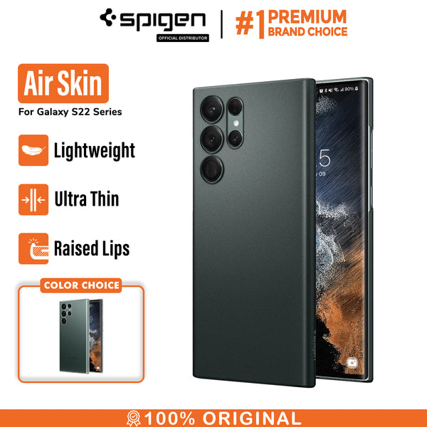 Case Samsung Galaxy S22 Ultra Plus 5G Spigen Air Skin Hardcase Casing