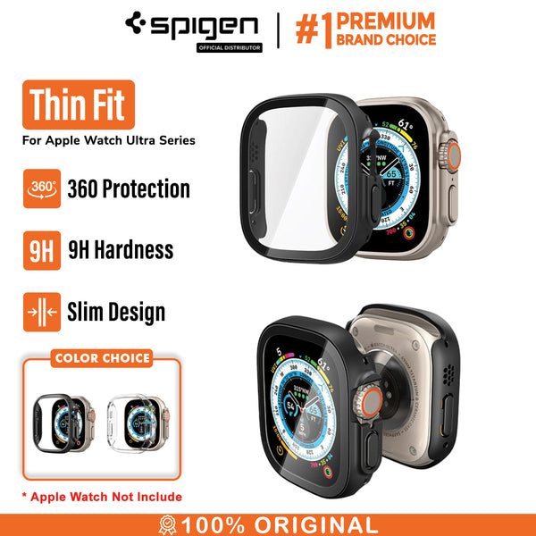 Case Apple Watch Ultra 2 49mm Spigen Thin Fit Slim Hard Cover Casing