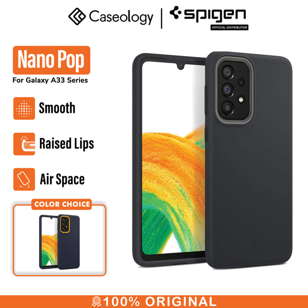 Case Samsung Galaxy A33 5G Caseology by Spigen Nano Pop Slim Softcase TPU Casing