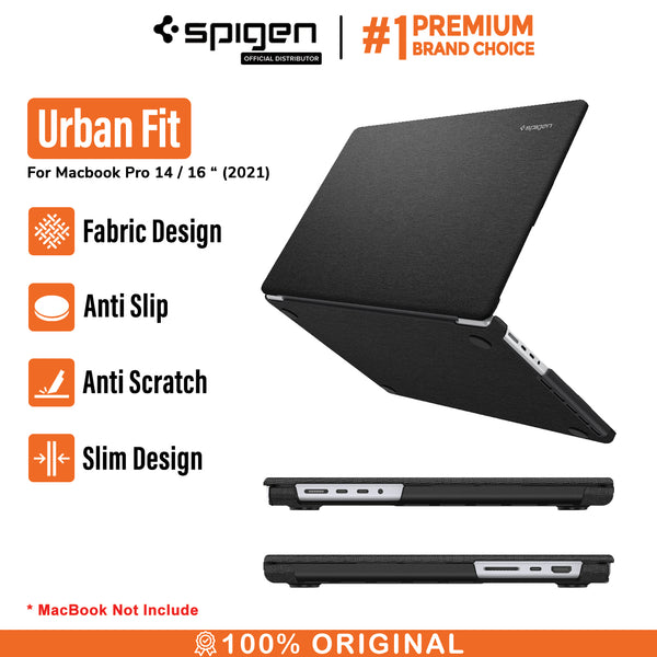 Case Macbook Pro 14/16 inch 2021 Spigen Urban Fit Slim Hardcase Casing