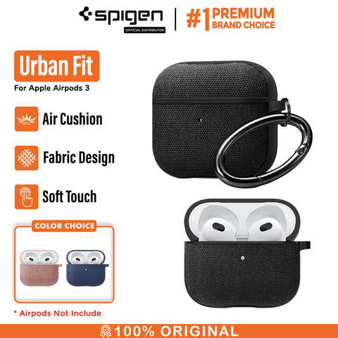 Case AirPods 3 Spigen Urban Fit Fabric Anti Gores Slim Hard Casing