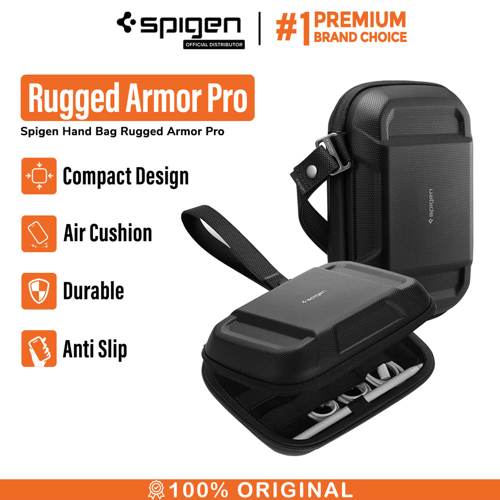 Hand Bag Spigen Rugged Armor Pro Organizer Cable Mini Pouch Tas