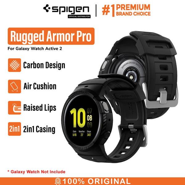 Case Strap Samsung Galaxy Watch Active 2 44mm Spigen Rugged Armor Pro