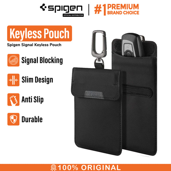 Car Key Spigen RFID Signal Blocking Keyless Pouch Dompet Kunci Mobil