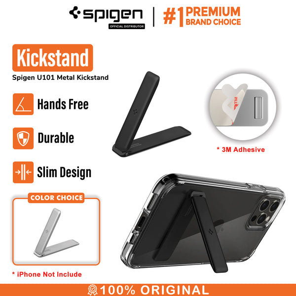 Universal Handphone Stand Spigen U101 Metal Kickstand HP Slim Portable