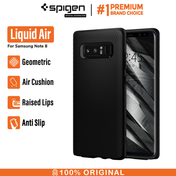 Case Samsung Galaxy Note 8 Spigen Softcase Liquid Air Casing