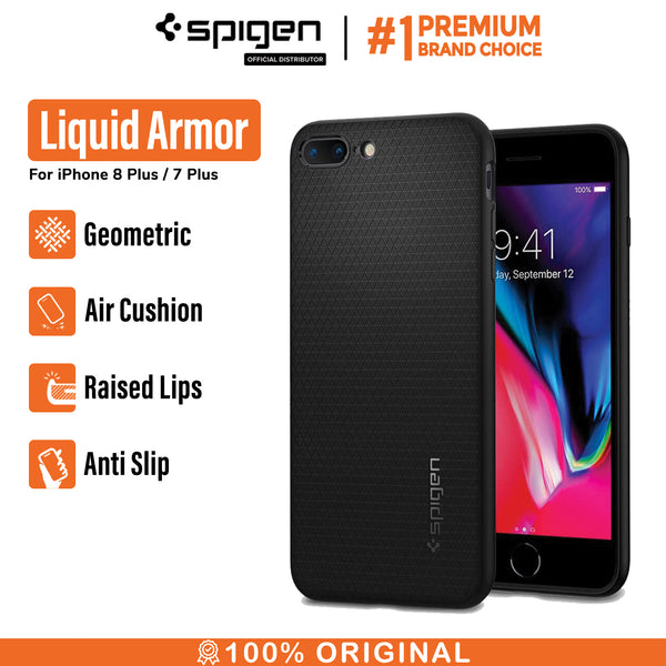 Case iPhone 7 Plus / 8 Plus Spigen Softcase Liquid Armor Casing