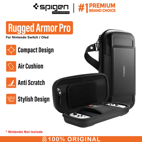 Case Pouch Nintendo Switch OLED Spigen Rugged Armor Pro Travel Sleeve