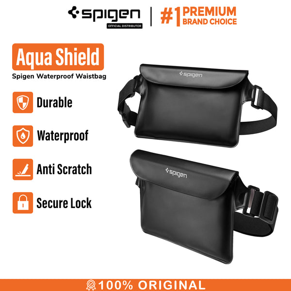 Tas Selempang Pinggang Spigen Aqua Shield Sport Waterproof Waistbag