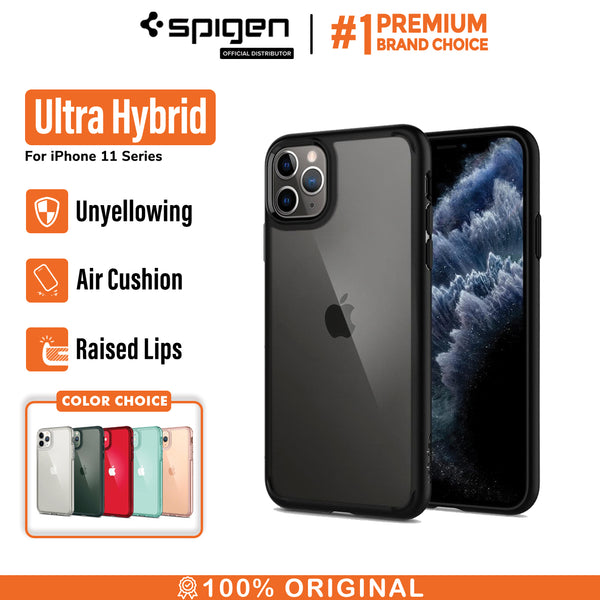 Case iPhone 11 Pro Max / 11 Pro / 11 Spigen Ultra Hybrid Anti Crack Casing