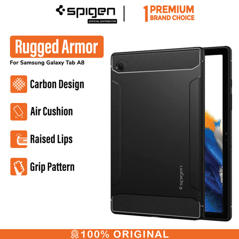 Case Samsung Galaxy Tab A8 10.5 2021 Spigen Rugged Armor Soft Casing