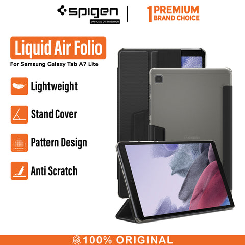 Case Samsung Galaxy Tab A7 Lite Spigen Liquid Air Folio Flip Cover