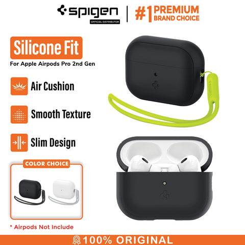 Case Airpods Pro 2 Spigen Silicone Fit Slim Matte Cover Soft Casing