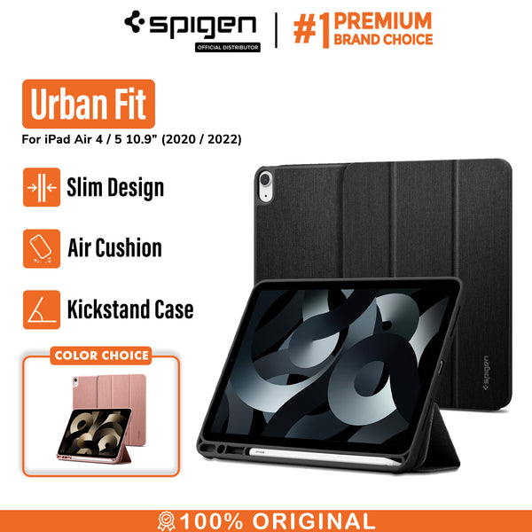 Case iPad Air 4/ 5 10.9 2022/ 2020 Spigen Urban Fit Flip Cover Casing