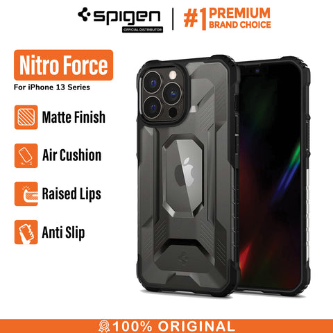 Case iPhone 13 Pro Max Mini Spigen Nitro Force Anti Crack Casing