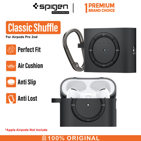 Case Airpods Pro 2 Spigen Classic Shuffle Silicone Matte Soft Casing