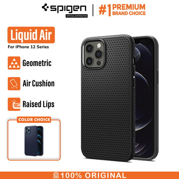 Case iPhone 12 / Pro / Max / Mini Spigen Liquid Air Softcase Casing