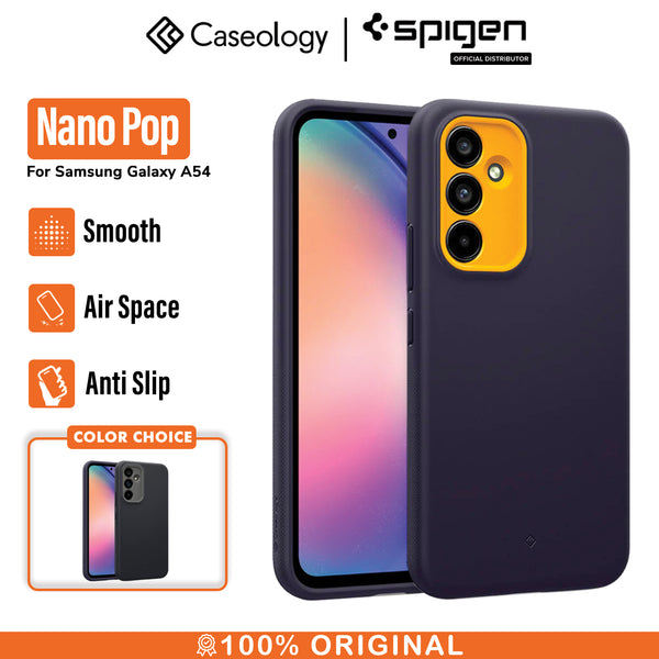 Case Samsung Galaxy A54 Caseology by Spigen Nano Pop Silicone Matte Cover Casing
