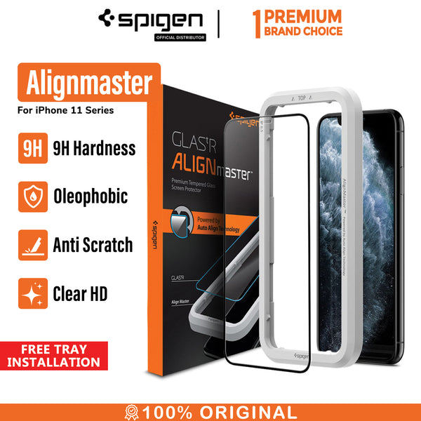 Spigen iPhone 11 Pro Max / XS Max AlignMaster FC (1pack) - Black