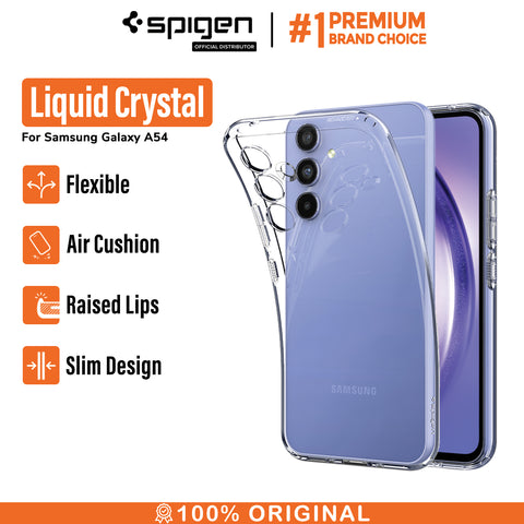 Case Samsung Galaxy A54 Spigen Liquid Crystal Clear Cover Soft Casing