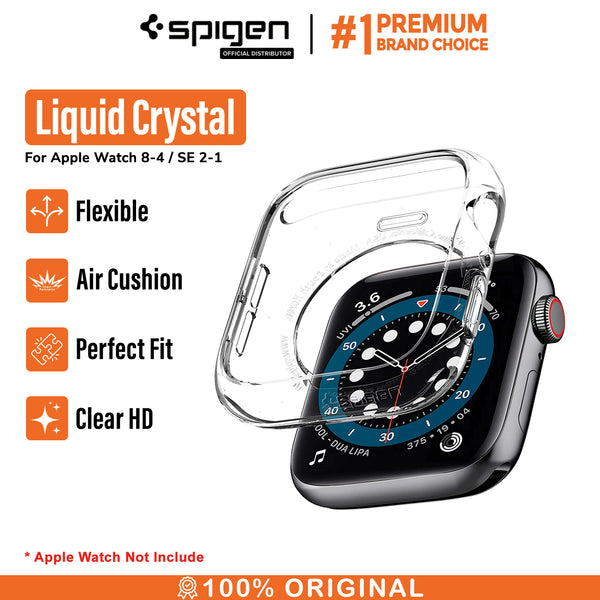 Case Apple Watch 8/7/SE 2 45/44/41/40mm Spigen Liquid Crystal Softcase