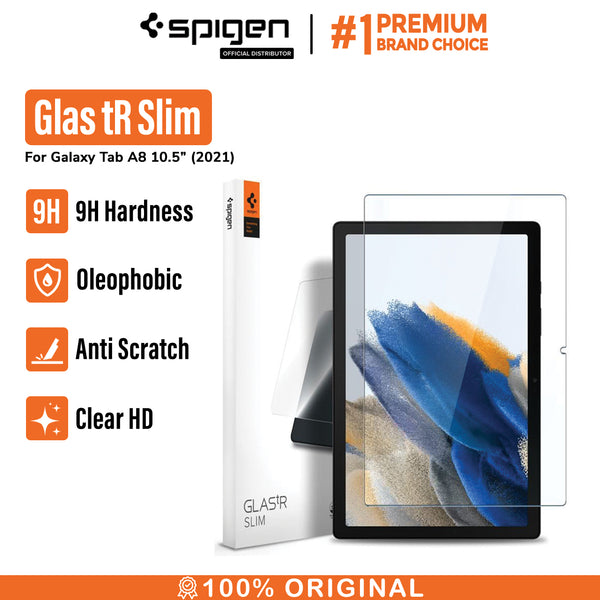 Tempered Glass Samsung Galaxy Tab A8 10.5 2021 Spigen Glas.tR Slim