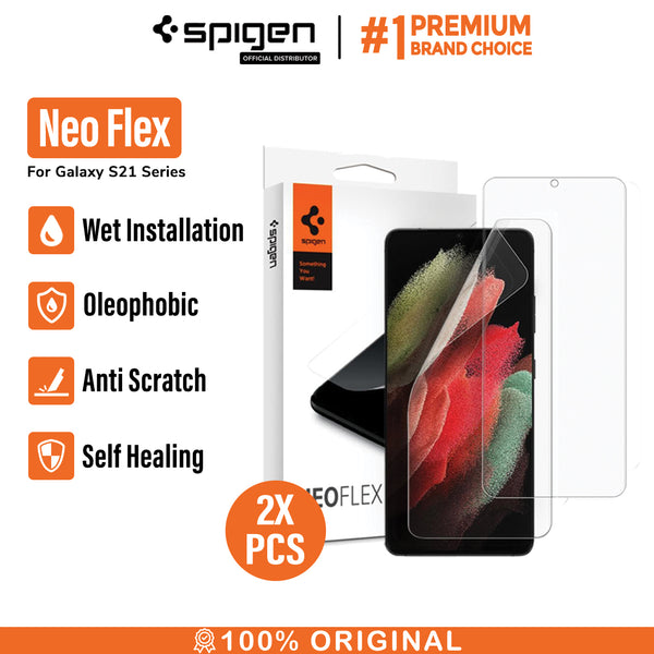 Anti Gores Hydrogel Spigen Samsung Galaxy S21 Ultra Plus Neo Flex