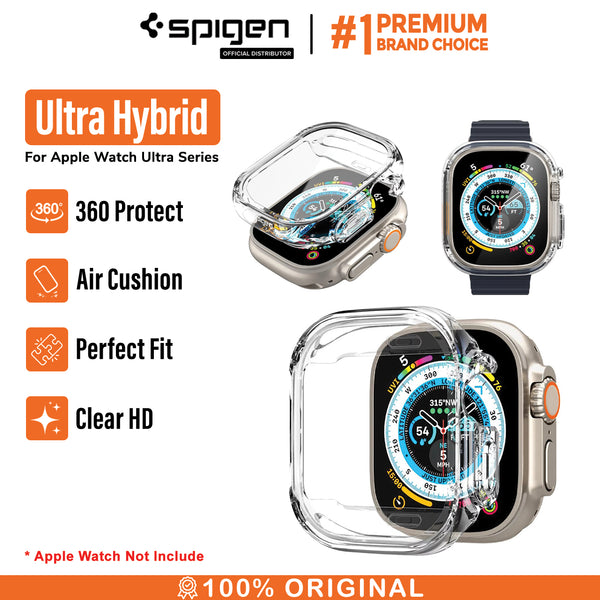 Case Apple Watch Ultra 2 49mm Spigen Ultra Hybrid Clear Cover Casing