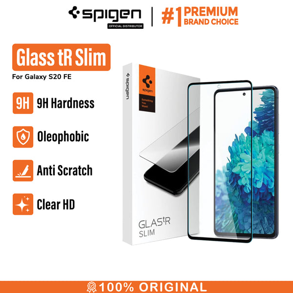 Tempered Glass Samsung Galaxy S20 FE Spigen Glas tR Full Cover HD